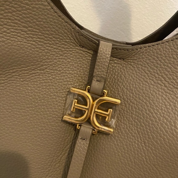 Sam Edelman Taupe Leather Hobo Bag - Picture 2 of 7